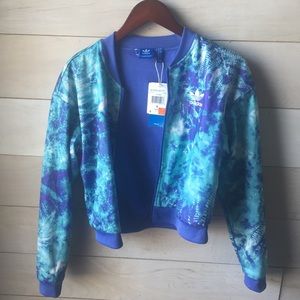 Adidas crop jacket - multicolor - Size S